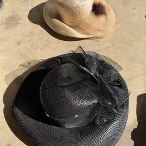 Elegant Black Women's Hat with Bow